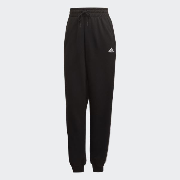 Pantalon Adidas Essentials Studio Lounge 3 Bandes Noir