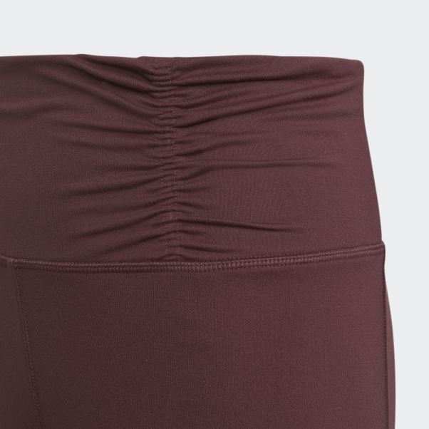 Collants De Yoga Aeroready 7/8 Adidas Bordeaux
