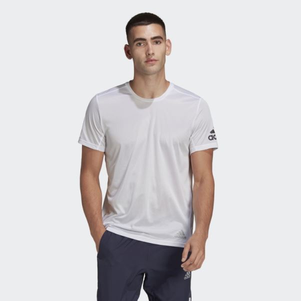 T-shirt Run It Blanc Adidas
