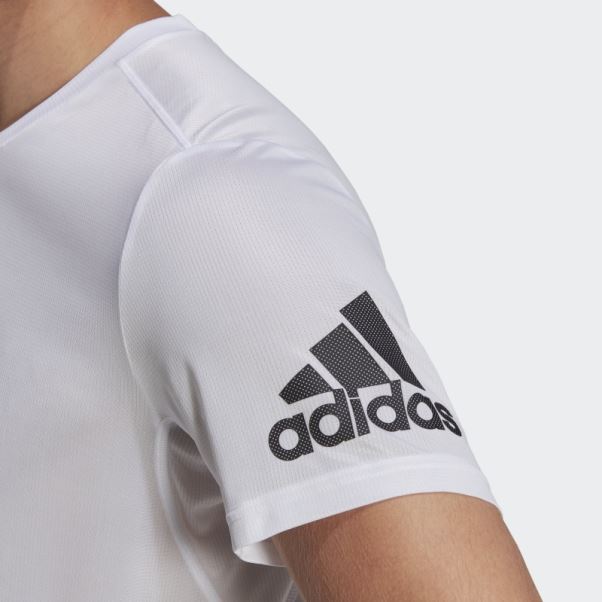 T-shirt Run It Blanc Adidas