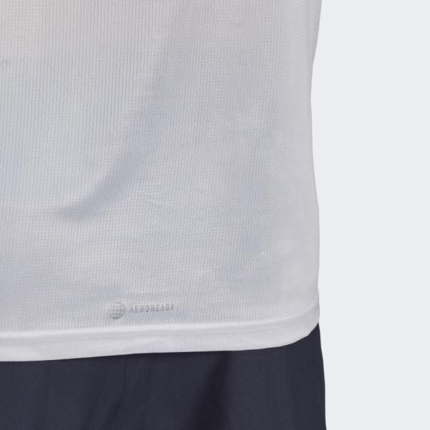 T-shirt Run It Blanc Adidas