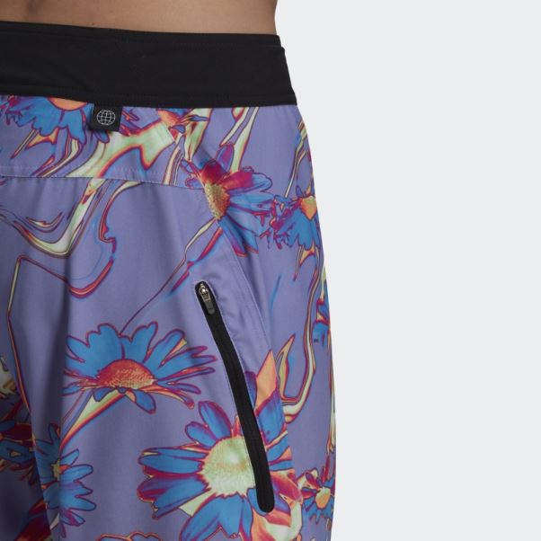 Adidas Positivisea Short De Surf Graphique Longueur Classique Violet Clair