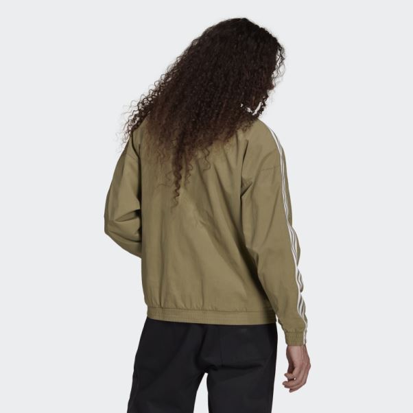 Adidas Adicolor Classics Lock-up Trèfle Track Top Orbite Vert