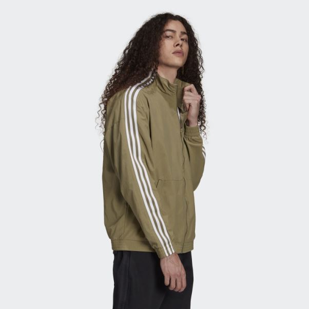 Adidas Adicolor Classics Lock-up Trèfle Track Top Orbite Vert