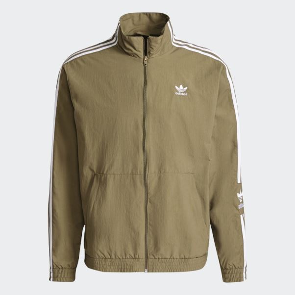 Adidas Adicolor Classics Lock-up Trèfle Track Top Orbite Vert