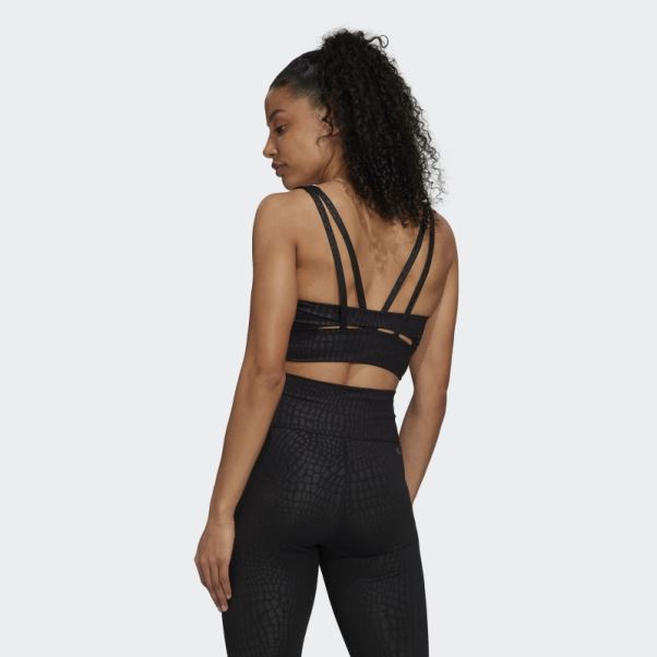 Soutien-gorge Long à Maintien Moyen Powerimpact Training Noir Adidas