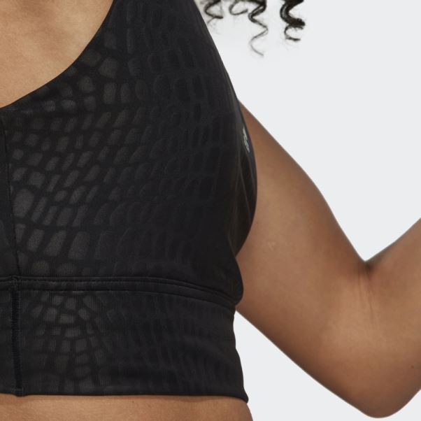 Soutien-gorge Long à Maintien Moyen Powerimpact Training Noir Adidas