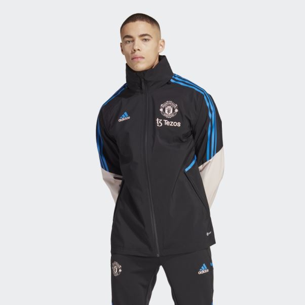 Veste Manchester United Condivo 22 Storm Adidas Noir