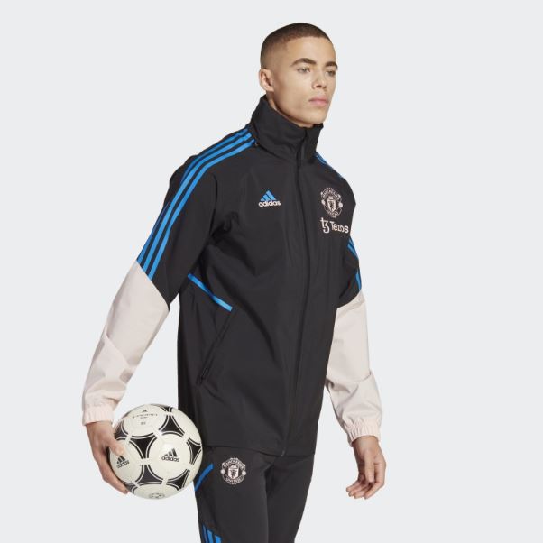 Veste Manchester United Condivo 22 Storm Adidas Noir