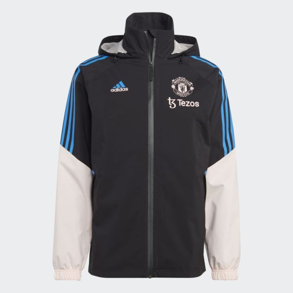 Veste Manchester United Condivo 22 Storm Adidas Noir