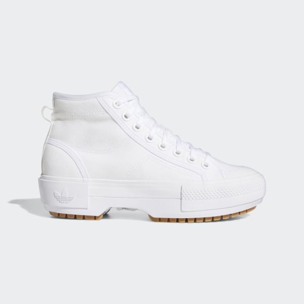 Nizza Trek Chaussures Blanc Adidas