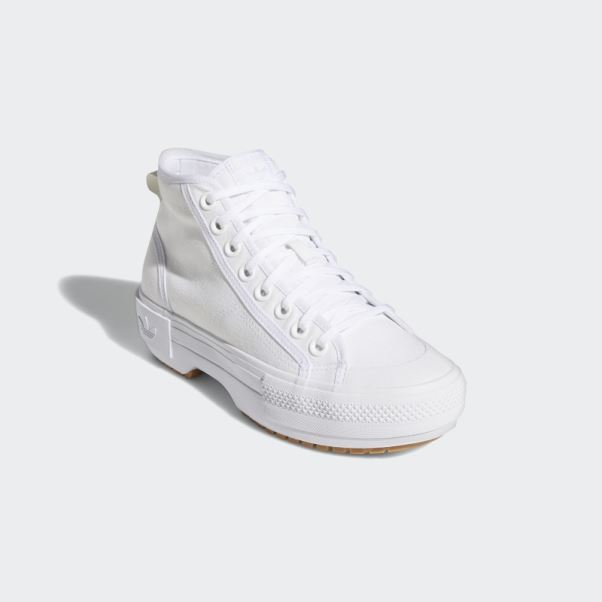 Nizza Trek Chaussures Blanc Adidas