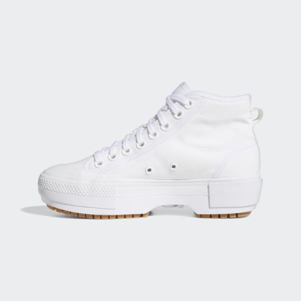 Nizza Trek Chaussures Blanc Adidas