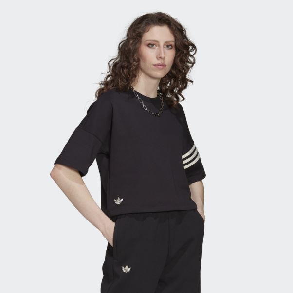 Tee Shirt Adidas Adicolor Neuclassics Noir