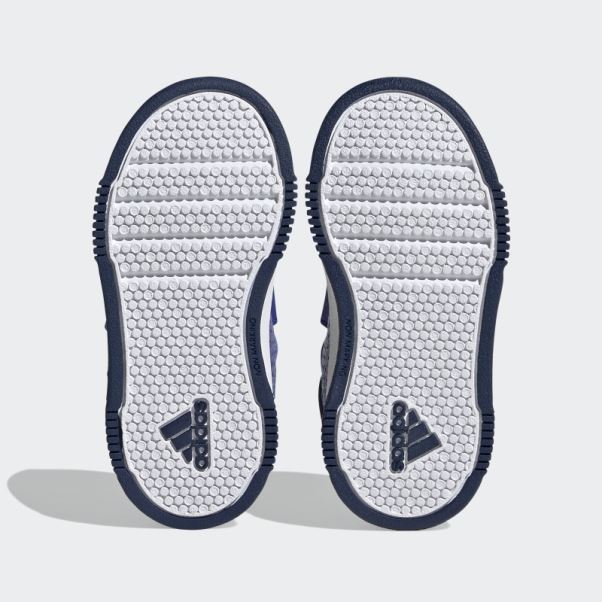 Adidas Tensaur Bleu Foncé Chaud Chaussures à Crochets Et Boucles
