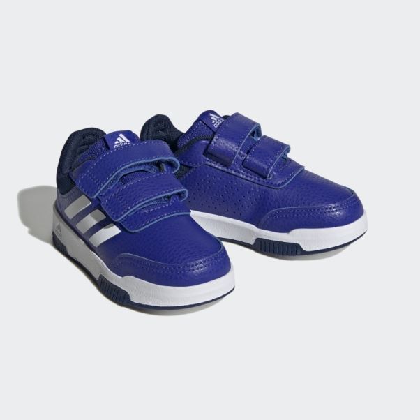 Adidas Tensaur Bleu Foncé Chaud Chaussures à Crochets Et Boucles