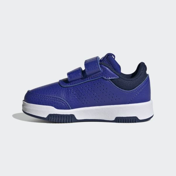 Adidas Tensaur Bleu Foncé Chaud Chaussures à Crochets Et Boucles