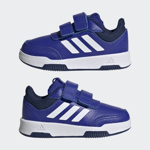 Adidas Tensaur Bleu Foncé Chaud Chaussures à Crochets Et Boucles