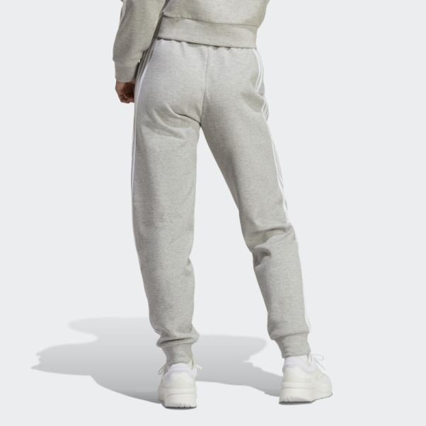 Future Icons 3-Stripes Pantalon Regular Gris Moyen Adidas