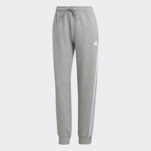 Future Icons 3-Stripes Pantalon Regular Gris Moyen Adidas