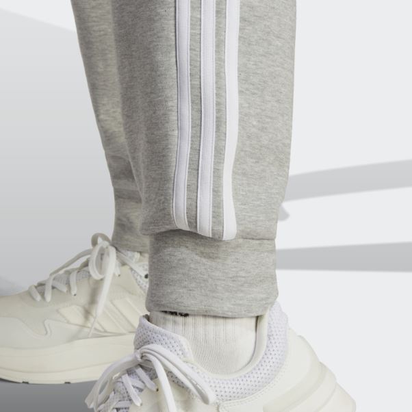 Future Icons 3-Stripes Pantalon Regular Gris Moyen Adidas