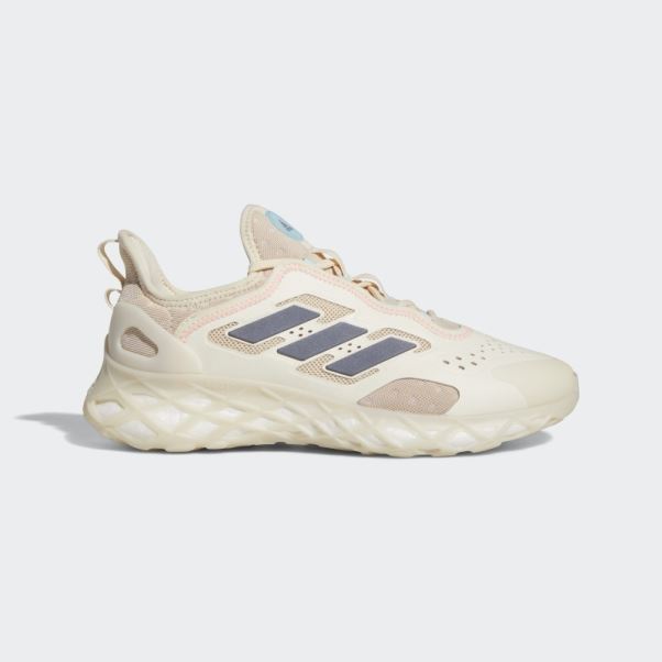 Mode Ecru Teinte Adidas Web Boost Running Sportswear Lifestyle Chaussures
