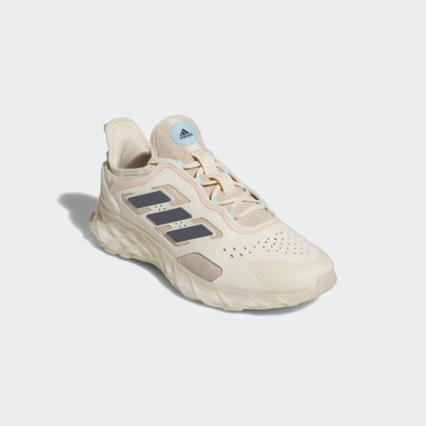 Mode Ecru Teinte Adidas Web Boost Running Sportswear Lifestyle Chaussures