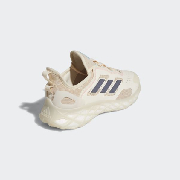 Mode Ecru Teinte Adidas Web Boost Running Sportswear Lifestyle Chaussures