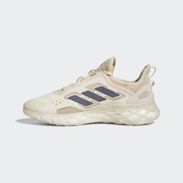 Mode Ecru Teinte Adidas Web Boost Running Sportswear Lifestyle Chaussures