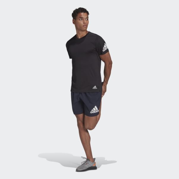 T-shirt Run It Adidas Noir