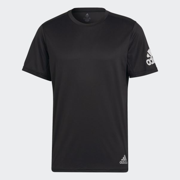 Tee Shirt Adidas Run It Noir