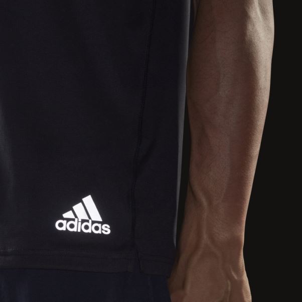 Tee Shirt Adidas Run It Noir