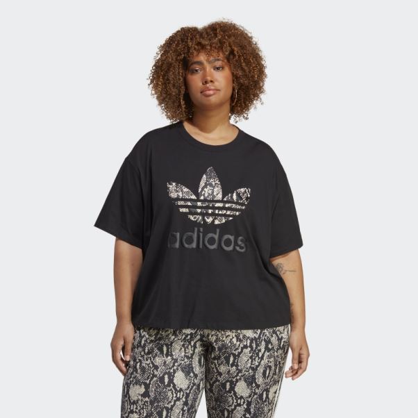 T-shirt Graphique Adidas (taille Plus) Noir