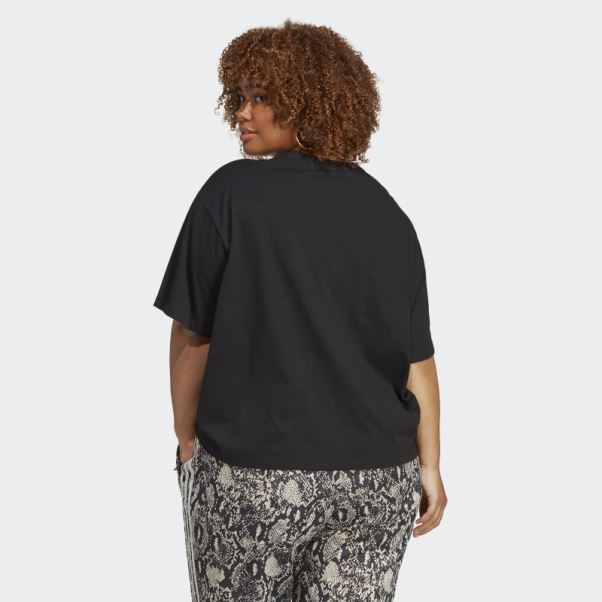 T-shirt Graphique Adidas (taille Plus) Noir
