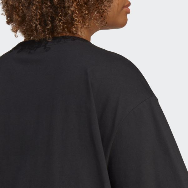 T-shirt Graphique (taille Plus) Noir Adidas