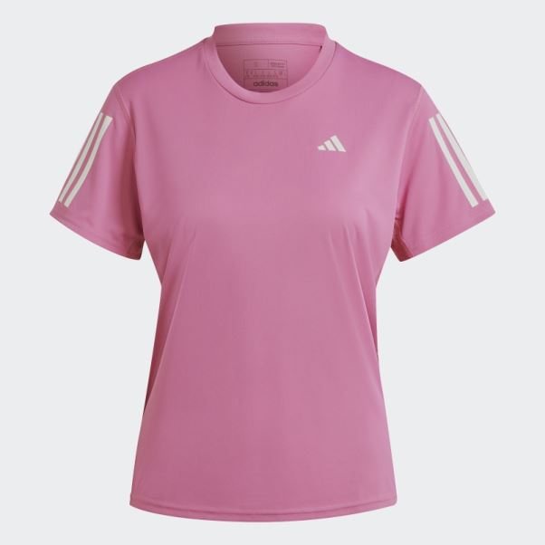 T-shirt Propre à La Course Fuchsia Adidas