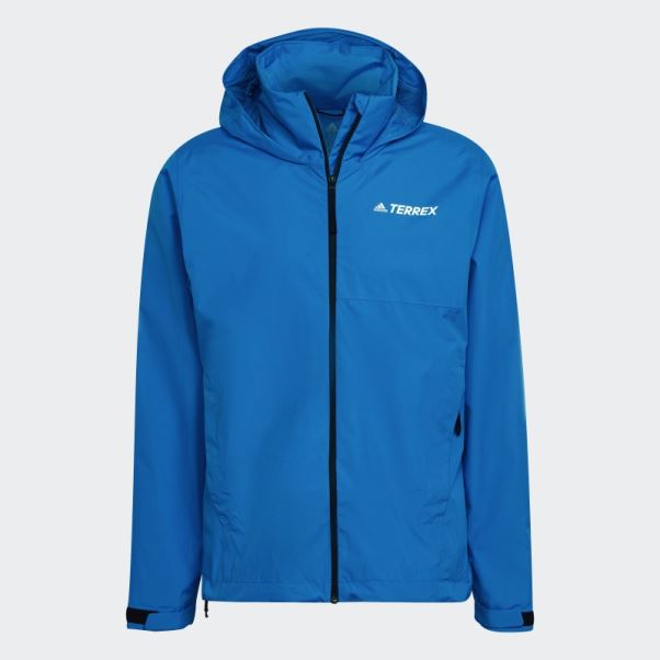 Adidas Terrex Multi Rain.rdy Veste De Pluie Deux Couches Bleu Choc