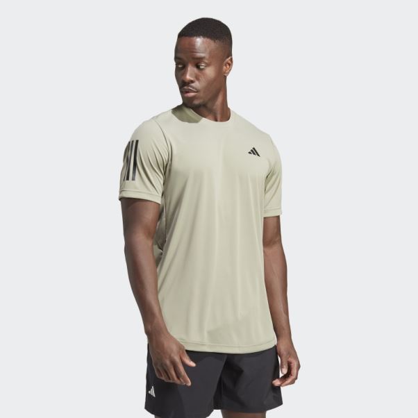T-shirt De Tennis Adidas Club 3-stripes Caillou Argenté