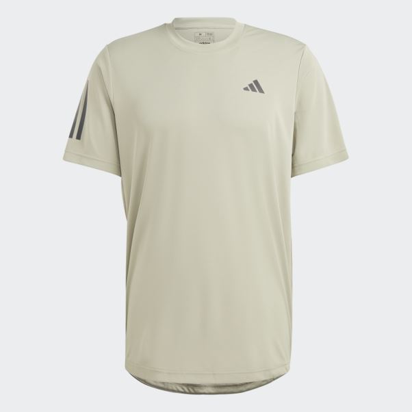 T-shirt De Tennis Adidas Club 3-stripes Caillou Argenté