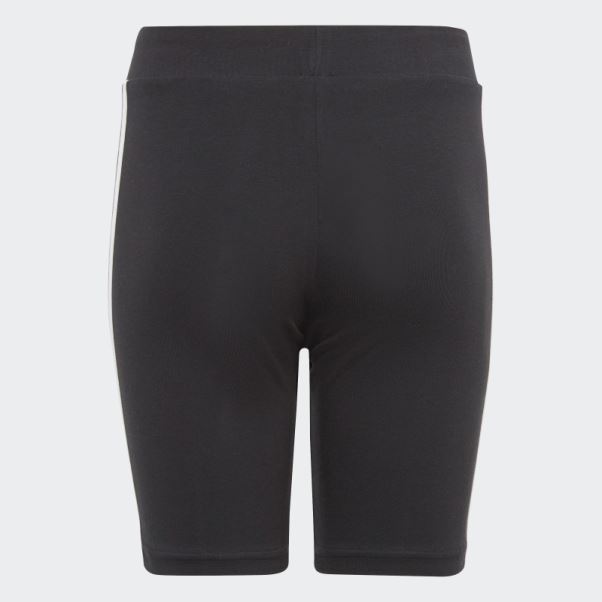 Adidas Essentials 3-stripes Collant De Vélo En Coton Noir