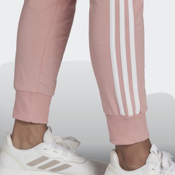 Adidas Pantalon Essentiel à 3 Bandes Mauve