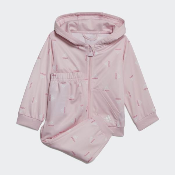Survetement Polyester Brillant Brandlove Adidas Rose