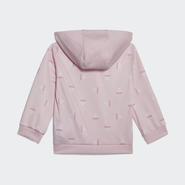 Survetement Polyester Brillant Brandlove Adidas Rose