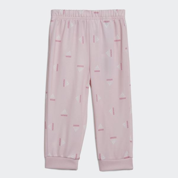 Survetement Polyester Brillant Brandlove Adidas Rose