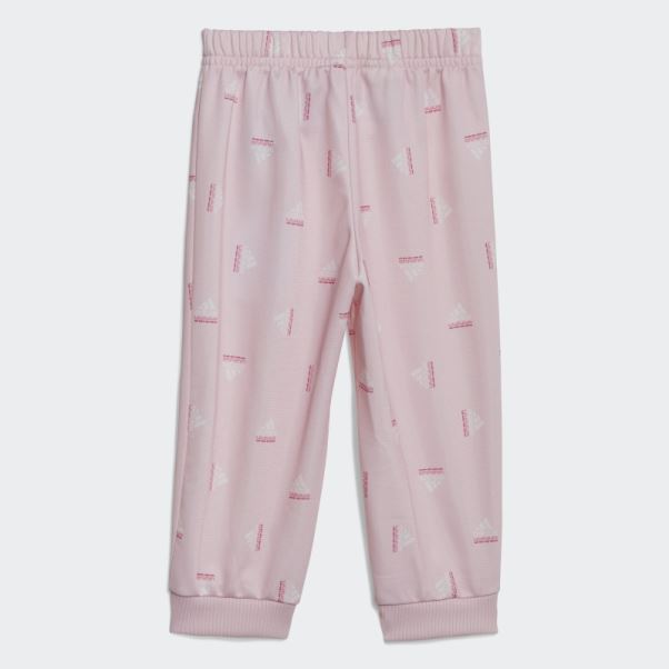 Survetement Polyester Brillant Brandlove Adidas Rose