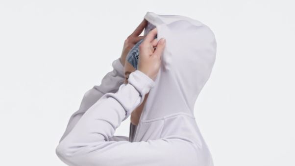 Veste De Randonnée à Capuche Silver Terrex Tech Flooce Light D'aube Adidas