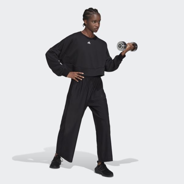 Sweat Ample Aeroready Studio Noir Adidas
