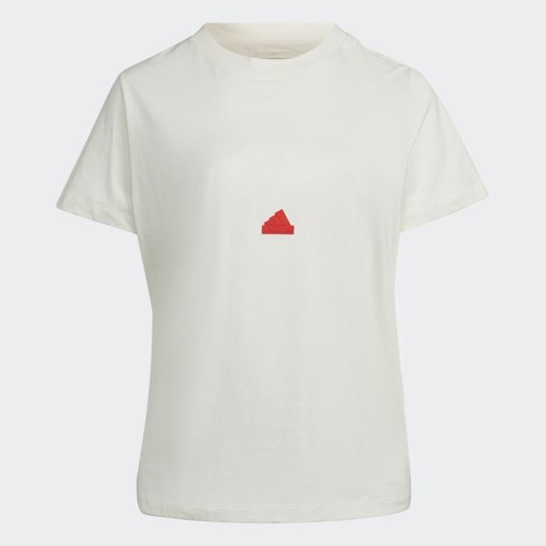 T-shirt Adidas Blanc (taille Plus)