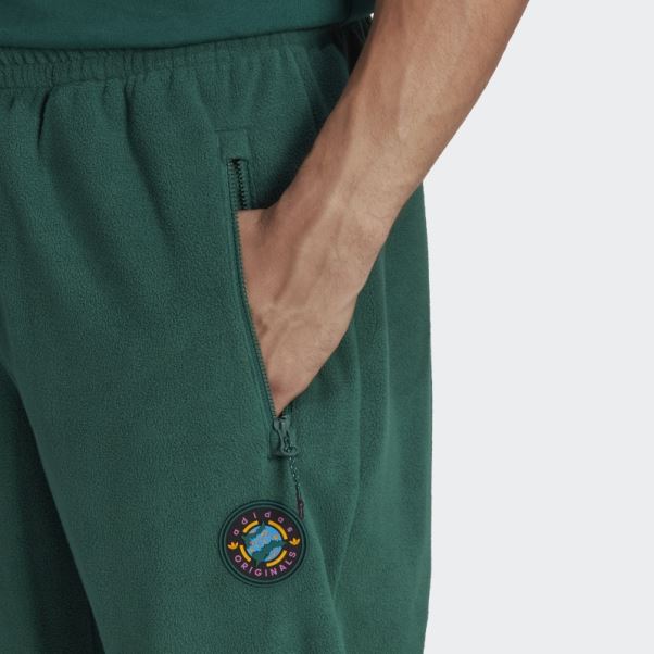 Pantalon Polaire Wander Hour Adidas Vert