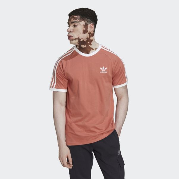 T-shirt Adidas Adicolor Classics à 3 Bandes Terre